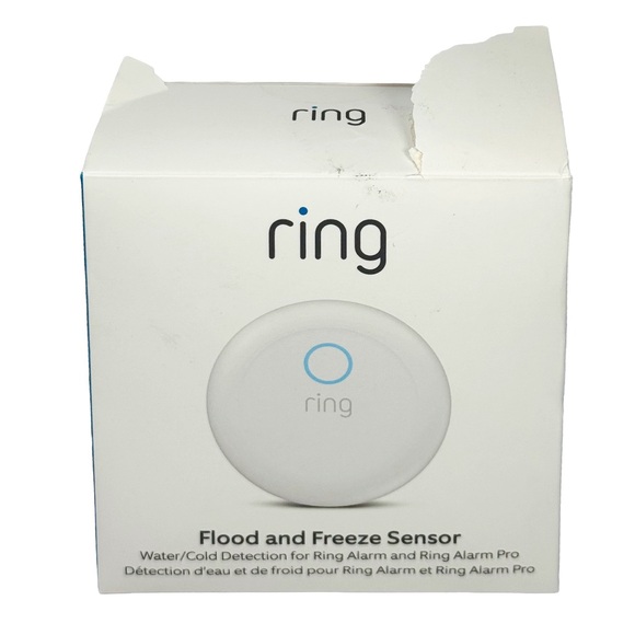 Ring Z Wave Alarm Flood and Freeze Sensor (4SF1S8-0EN0)  OEM White Smart Device - Picture 4 of 9